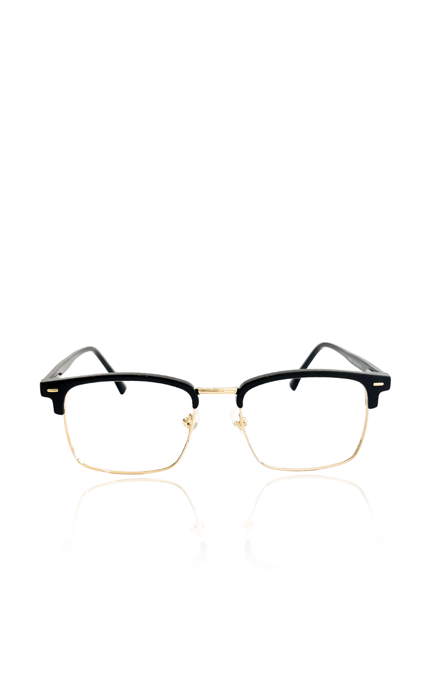 Oxford - Óculos de grau clubmaster preto