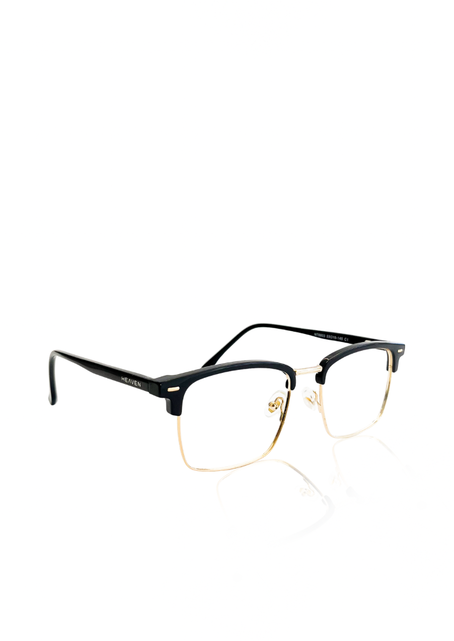 Oxford - Óculos de grau clubmaster preto